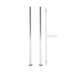2017 Previous Model Wash Front Support Leg (Single)